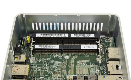 Intel NUC6i5SYH Memory Slots