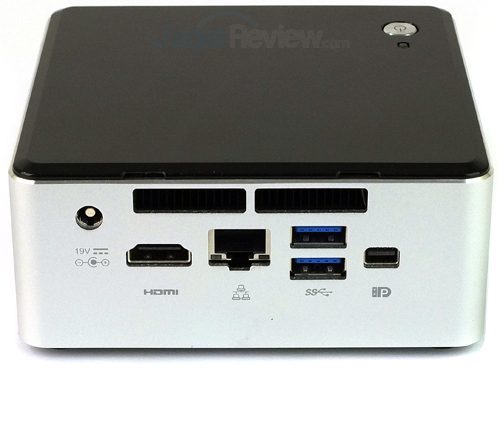 Intel NUC6i5SYH Rear Side