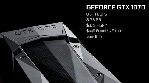 NVIDIA Umumkan Spesifikasi Final GeForce GTX 1070 4 NVIDIA GTX 1070 Price