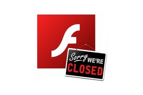 Google Akan Blokir Flash di Chrome 1 flash-sorry-were-closed