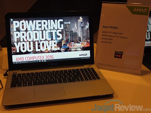 Computex 2016: AMD Luncurkan APU 7th Generation Computex 2016 - ASUS X555Q
