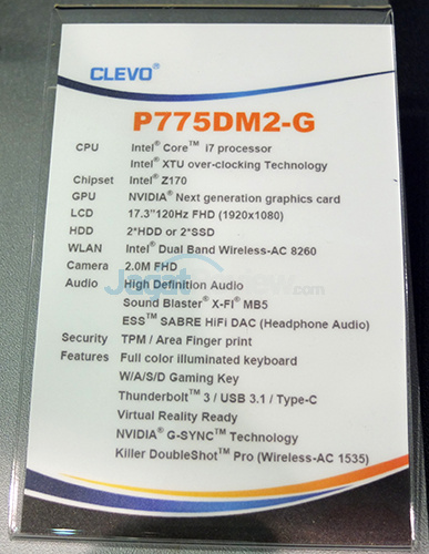 Computex 2016 Booth Raid: Clevo 3 Computex 2016 - Clevo Booth 02A