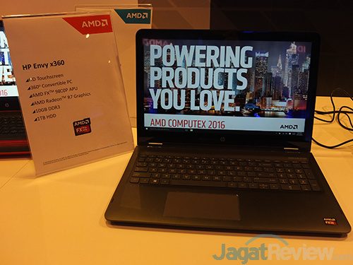 Computex 2016: AMD Luncurkan APU 7th Generation Computex 2016 - HP Envy x360
