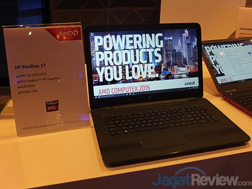 Computex 2016: AMD Luncurkan APU 7th Generation Computex 2016 - HP Pavilion 17