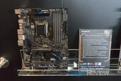 Gigabyte Hadirkan Z170 & H170 Untuk Seri Designare 3 GA-H170-Designare