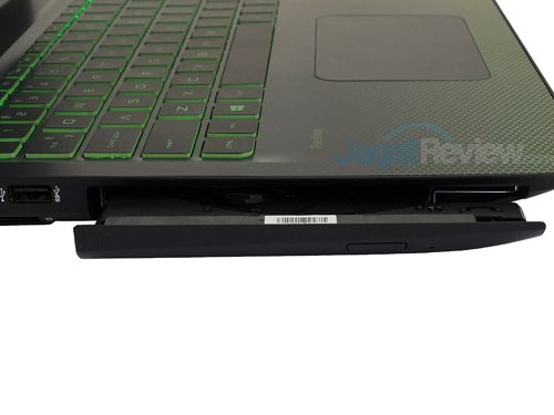 Review Notebook Gaming: HP Pavilion Gaming 15-ak035tx 8 HP Pavilion Gaming 15-ak035tx Left Side - Optical Drive