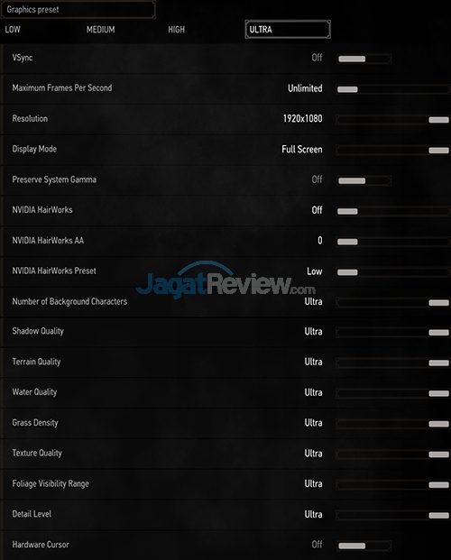 HP Pavilion Gaming 15-ak035tx TW3 Setting - Graphics Ultra