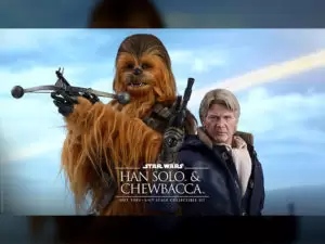 Hot Toys Duo Han Solo & Chewbacca Versi The Force Awakens! 8 SW HanSolo Chewbacca02