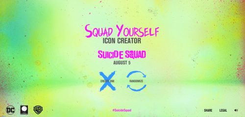 Bermain dengan Generator Ikon Suicide Squad 1 suicide squad yourself2