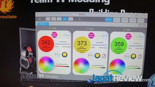 Aplikasi Riing 12 mampu mengatur dan mendeteksi anomali dari kerja kipas