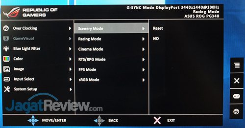 ASUS ROG Swift PG348Q Menu 08