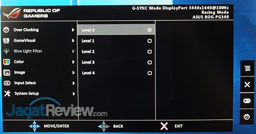 ASUS ROG Swift PG348Q Menu 09