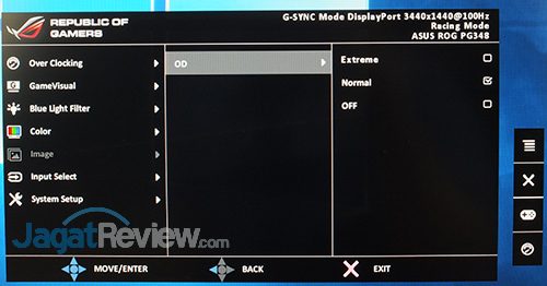 ASUS ROG Swift PG348Q Menu 13