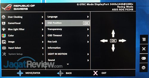 ASUS ROG Swift PG348Q Menu 18