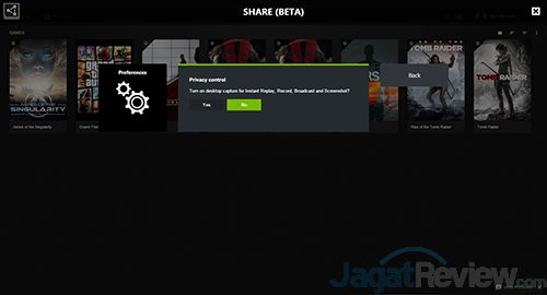 Mengintip Penampilan Baru GeForce Experience 3.0 Beta 22 NVIDIA GFE3 33