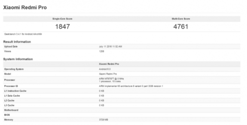 Smartphone Xiaomi dengan Helio X25 Muncul di Geekbench