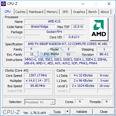 Review Notebook: Acer Aspire E5-553G 3 Acer Aspire E5-553G CPUZ 03