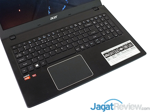 Review Notebook: Acer Aspire E5-553G 9 Acer Aspire E5-553G Keyboard & Touchpad