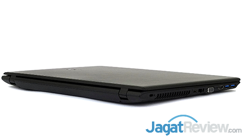 Review Notebook: Acer Aspire E5-553G 3 Acer Aspire E5-553G Left Rear Side