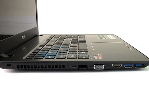 Review Notebook: Acer Aspire E5-553G 5 Acer Aspire E5-553G Left Side