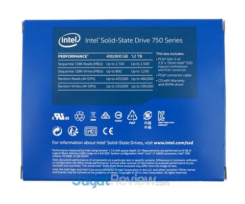 Review SSD Intel 750 Series NVMe 2.5 inci 400GB 3 DSC00691