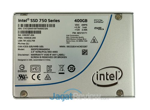 Review SSD Intel 750 Series NVMe 2.5 inci 400GB 7 DSC00698