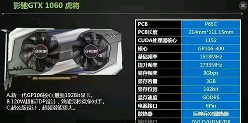 Galax GTX 1060 3 GB 01