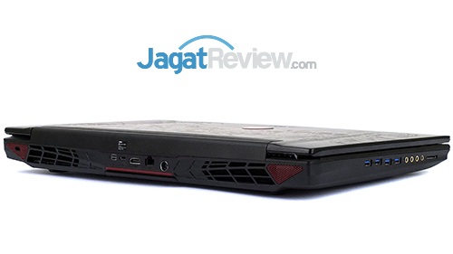 MSI GT72S 6QE Rear Left View
