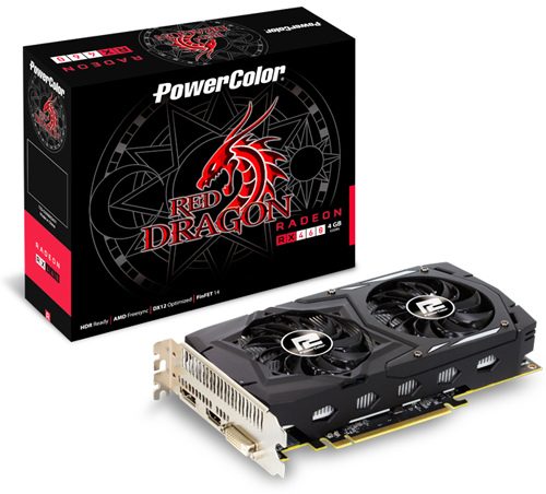 Parade VGA AMD Radeon RX 460 4 PowerColor Red Dragon RX 460 4 GB 1212 7000