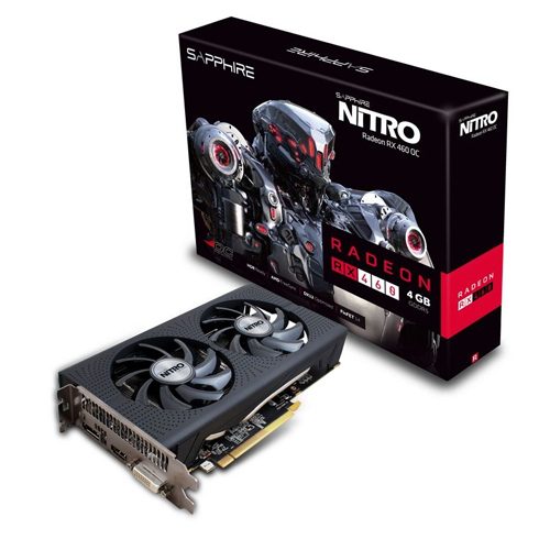 Parade VGA AMD Radeon RX 460 6 SAPPHIRE NITRO RX 460 4 GB 1175 1250 7000