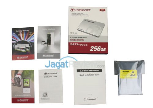 Kelengkapan penjualan SSD Transcend 360S 256GB