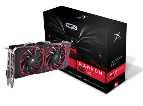 Parade VGA AMD Radeon RX 460 10 XFX RX 460 4 GB Double Dissipation 1220 7000