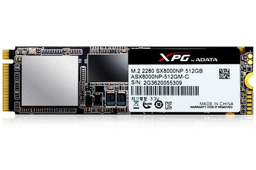 ADATA Perkenalkan SSD NVMe XPG SX8000 38 ADATA XPG SX8000 01