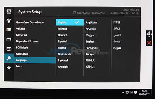 Hands-On Review: ASUS MG24UQ Gaming Monitor 29 asus-mg24uq-menu-51