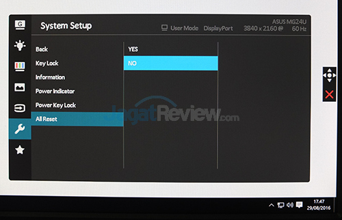 Hands-On Review: ASUS MG24UQ Gaming Monitor 34 asus-mg24uq-menu-61