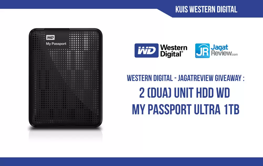 Pengumuman Pemenang Giveaway WD: 2x MyPassport Ultra 1 TB 1 Kuis WD2