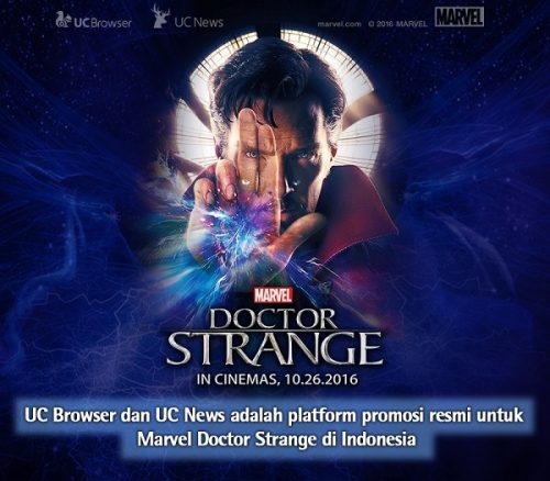 Direct Release: UCWeb dan Marvel Studios Bekerja Sama untuk Membawa Seri Film Marvel Terbaru Doctor Strange ke Indonesia 1 ds-ind