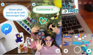 Facebook Messenger Day is a copy of Snapchat Stories