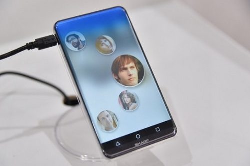Sharp Tampilkan Smartphone Bezel-less “Corner R” 1 Sharp Tampilkan Smartphone Bezel-less “Corner R”