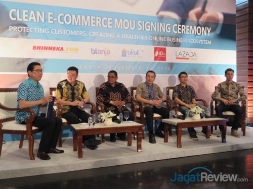 Tanda Tangani Kerja Sama, 5 E-Commerce Berkomitmen Lindungi Konsumen dari Produk Bajakan 2 20161129110450