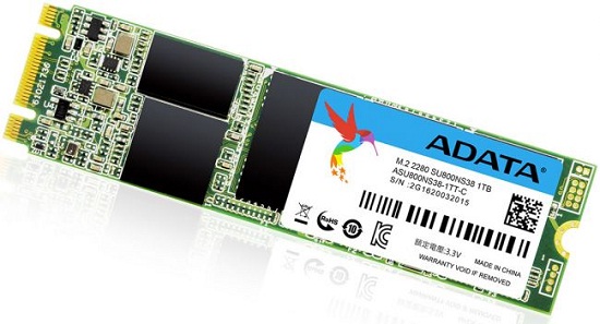 Adata Hadirkan SSD SU800 Series dengan Form Factor M.2 37 Adata SU800 M.2