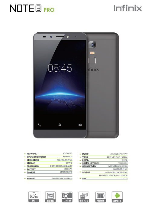 Direct Release: Lebih Besar, Cepat dan Tahan Lama: Infinix Note 3 Pro Hadir di Indonesia dengan Baterai 4500 mAh dan Flash Charge 4.5A 1 infinix-note-3-product-profile