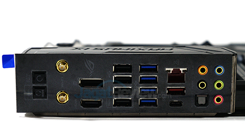 Preview Motherboard ASUS ROG Maximus IX Formula 6 ASUS ROG Maximus IX Formula Backpanel IO Ports