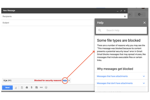 GMAIL JS Restriction