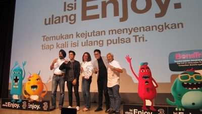 Sasar Milenial, Tri Luncurkan Program “Isi Ulang Enjoy” 1 Sasar Milenial, Tri Luncurkan Program “Isi Ulang Enjoy”