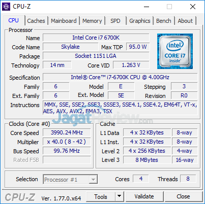 Review Mini PC Desktop: MSI Vortex G65VR 6RE SLI 2 MSI Vortex G65VR 6RE SLI CPUZ 02