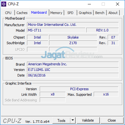 Review Mini PC Desktop: MSI Vortex G65VR 6RE SLI 5 MSI Vortex G65VR 6RE SLI CPUZ 04
