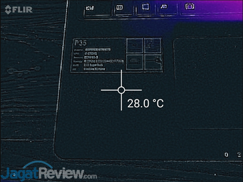 Review Notebook Gaming: Gigabyte P35X v6 30 Gigabyte P35X v6 FlirOne Image 05