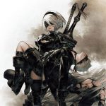 NieR: Automata versi PC Hanya Terlambat Beberapa Hari? 8 nier automata artworks
