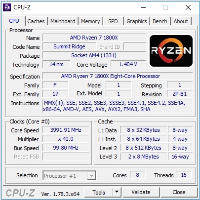Review Prosesor AMD RYZEN 7 1800X 9 1800X_4G